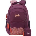 Safari Genie Satin Backpack Waterproof School Bag 1 backpack