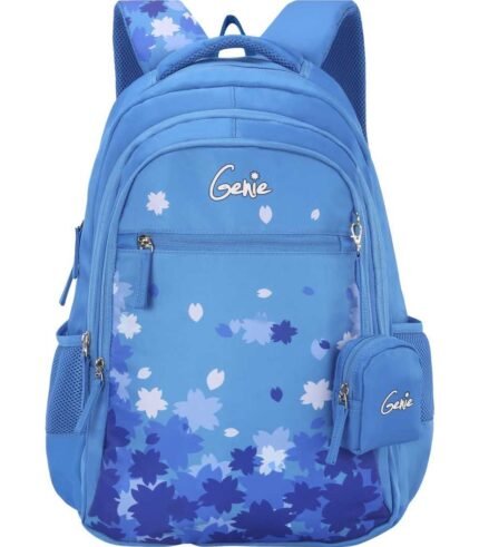 kids backpack girls Genie Zinnia blue 15 inch Backpack