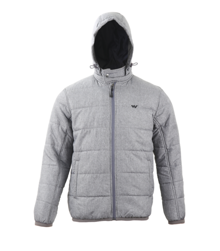 jacket for men-Wildcraft-Men-Hooded-Puff -Jacket