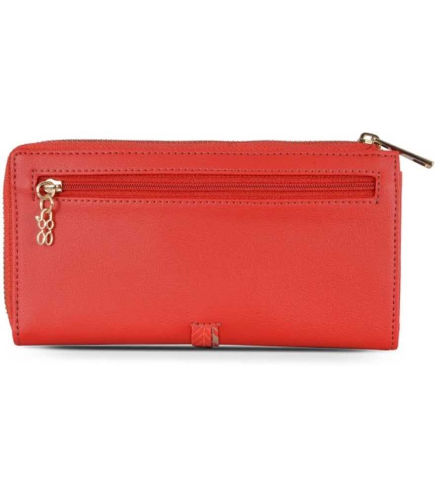 Baggit Casual Red Clutch1