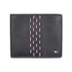 tommy hilfiger black men's wallet